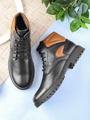 Image of Carlton London Men's Urban Explorer Lace-up Leather Boots
