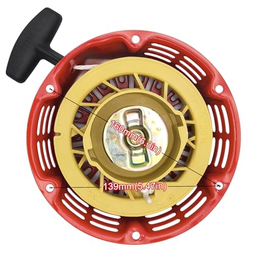 Image of Strongthium GX120 GX160 GX200 Recoil Starter Pull Start Assembly w /Cup RED