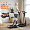 KEY2FUN Walking Treadmill with Long Handrail for Balance, Recovery Fitness Exercise Machine, Treadmills for Home with Holder for Phone & Cup, 300 lbs Capacity, with LCD Display