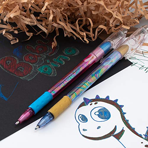 Pentel Krazy Pop Bolígrafos Gel Iridiscentes Caja 12 miniatura 7