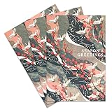 グリーティングライフ 和風 フォーマル グリーティングカード 3枚セット クリスマス 年末年始 千代鶴 SN-122-AM