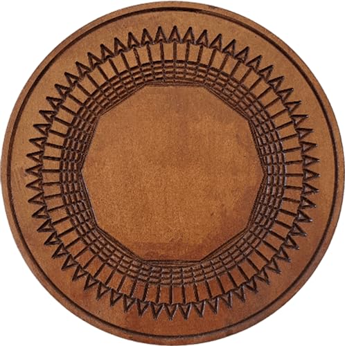 Símbolo DESIMPREGNADOR tallado en madera para radiestesia