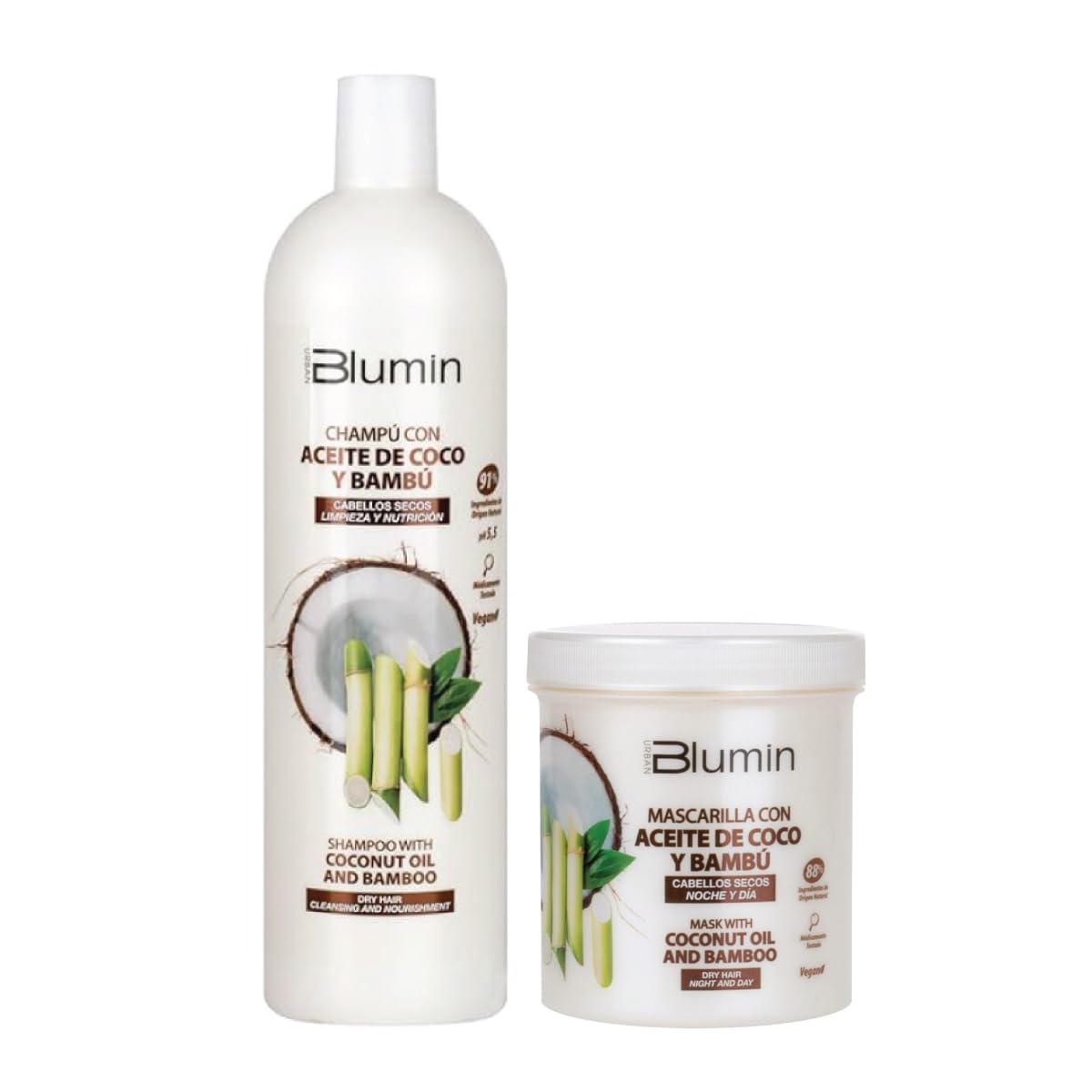 Kit - Coconut Oil Shampoo 1000ml + Coconut Oil Mask 700 ml