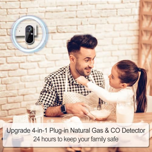 Combination-Gas-Carbon-Monoxide-Detector-Plug-in-Wall-WESHLGD-Portable-Natural-Gas-and-Carbon-Monoxide-Detector-for-Travel-4-in-1-CO-and-Gas-Detector-with-Temperature-Humidity-Display-1Pack