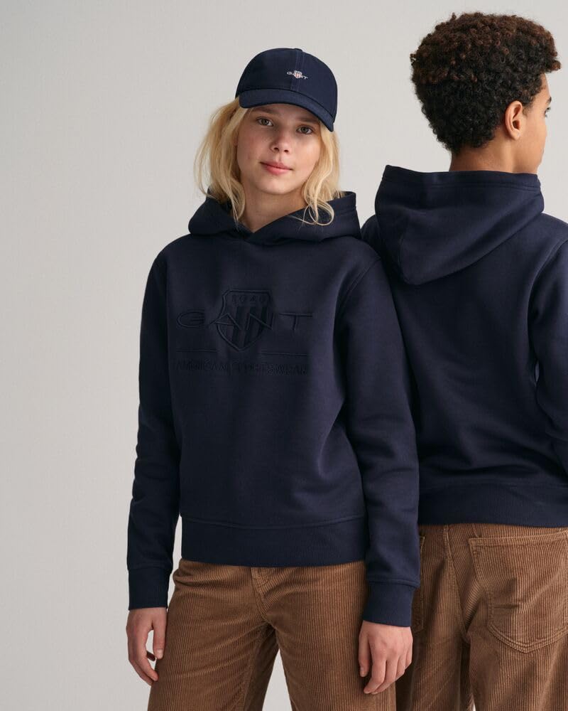 Gant Unisex Kinder Tonal As Hoodie Kapuzenpullover