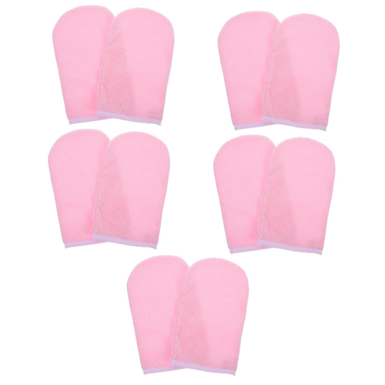FRCOLOR 5paia Guanti Per Trattamenti Estetici Cera Guanti Spa Per Mani Per Paraffinoterapia e Bagni Di Bellezza Comfort Assicurato Design Traspirante e Leggero
