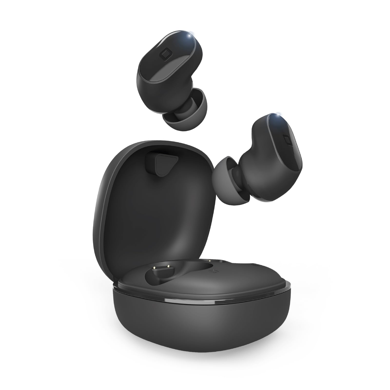 SBS auricolari true wireless TWIN BUDDY, water resistant IPX4, compatibili con cellulari Android e iPhone 15/14/13 e precedenti, touch control per musica e chiamate, cavo di ricarica incluso