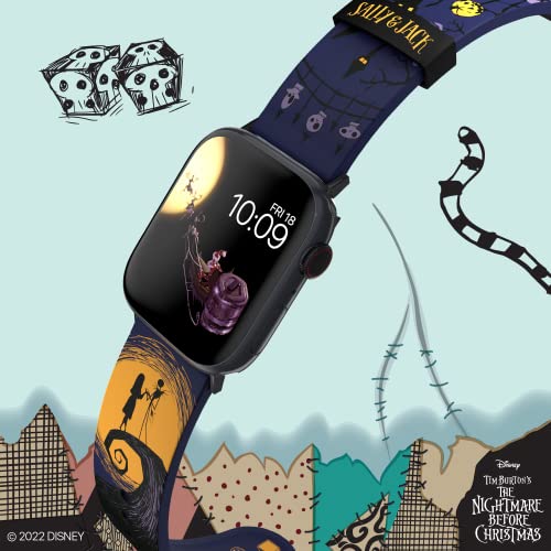 Disney: The Nightmare Before Christmas - Moonlight Love Smartwatch Band - Officially Licensed, Compatible With Every Size & Series Of Apple Watch (Not Included) #TOP2