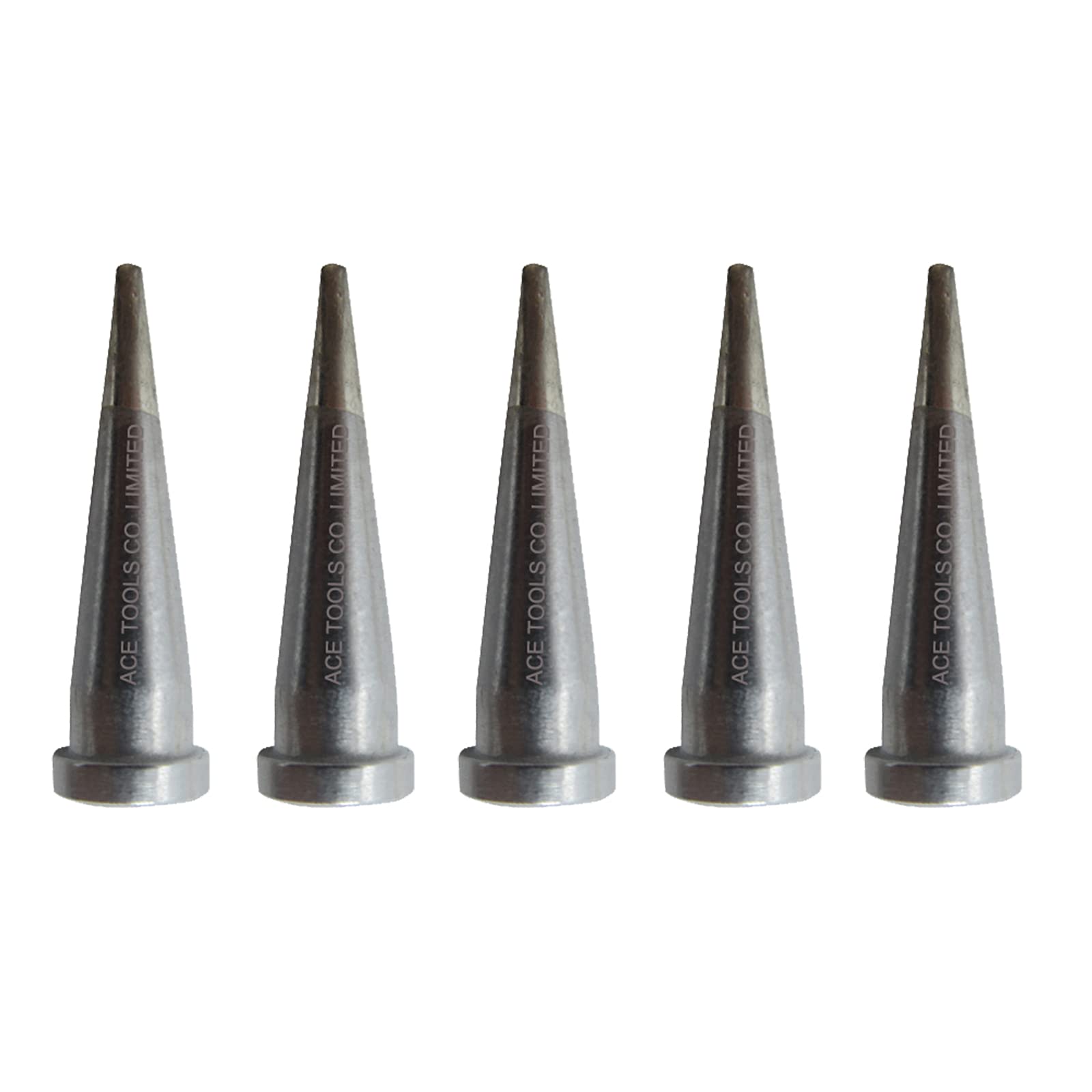 ACE Soldering Tips for WXP80 WSP80 WP80 WP120 MPR PE75 TCP12 TCP24 TCP42 TCPS WSFP8 WT1014 WSD81 WSD121 WSF81D8 WSF81D5 WS81 WSD80 WS80 Solder Iron Tip (5, LTK (Long Chisel 0.047" / 1.2mm))