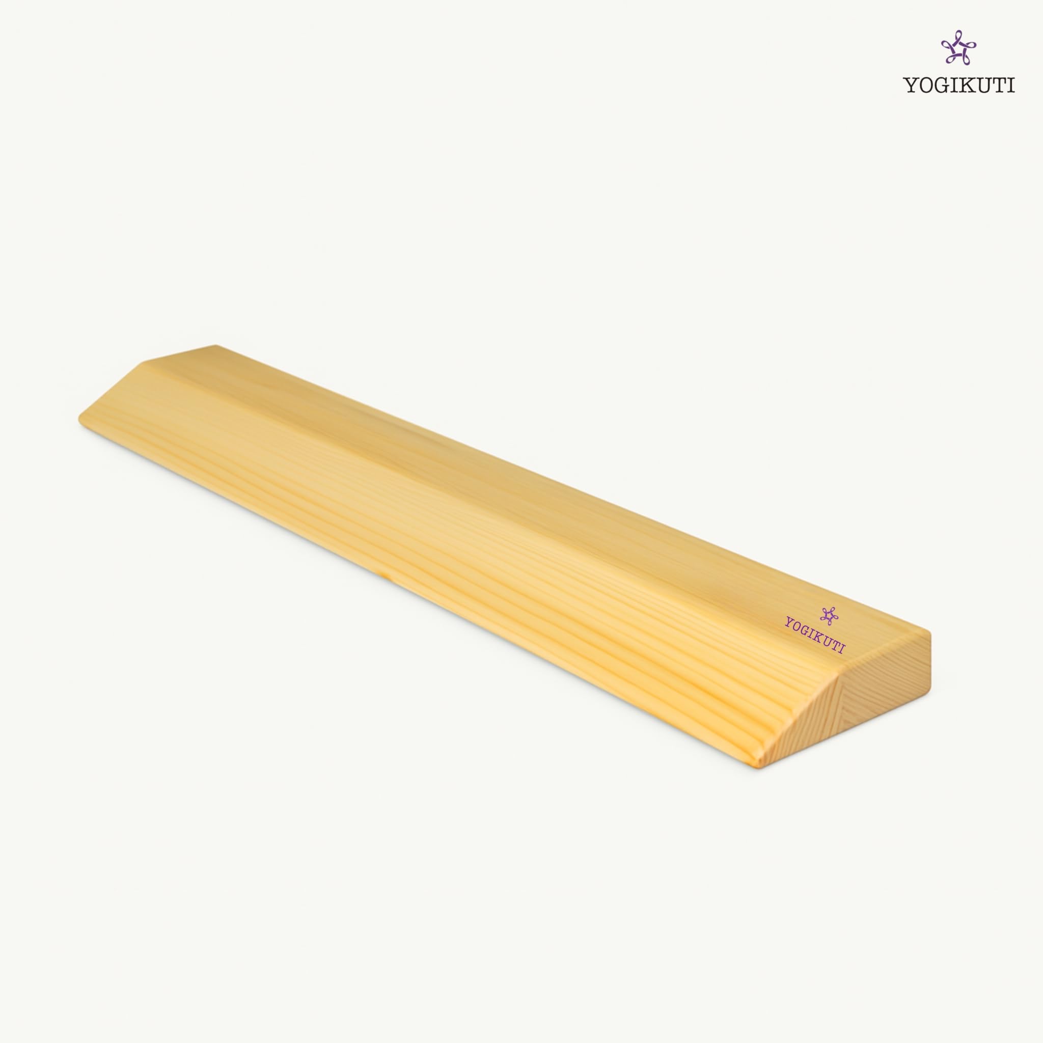 Yoga Wooden Slanting Plank, wooden wedge, yoga plank, Iyengar wooden Plank, Iyengar yoga.
