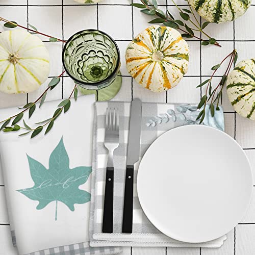 Bencailor ZY-BENCAILOR-2268 6 Pcs Fall Kitchen Towels Thanksgiving Guest Towels Hand Towels Decorative Buffalo Plaid Microfiber Kitchen Dish Towels thumb #1