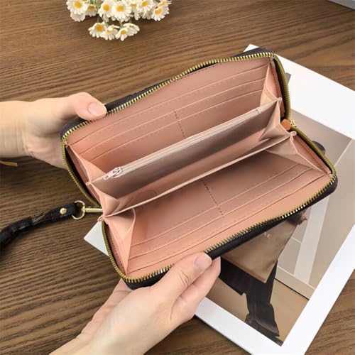 Vintage Carved Wallet Fashionable Zipper Wallet Lightweight Printed Wallets Hand Held Bag That Can Hold Mobile Phone Keys3