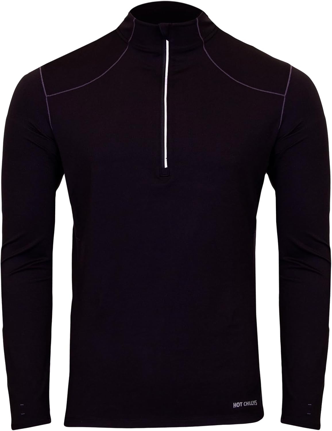 Hot Chillys Men's Clima-Tek Zip T Breathable Moisture-Wicking Midweight Relaxed Fit Base Layer
