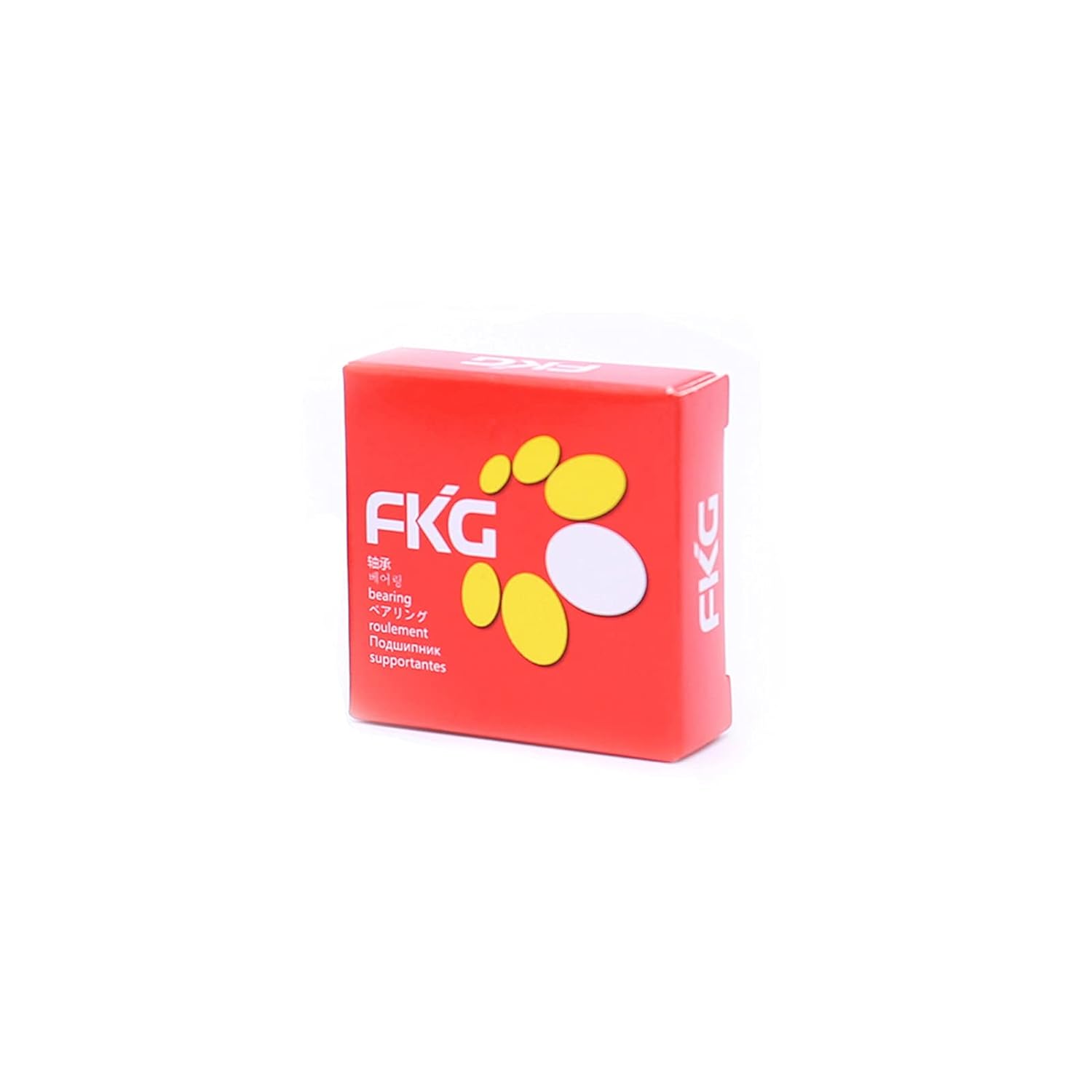 FKG 6205-2RS 25x52x15mm Deep Groove Ball Bearing Double Rubber Seal Bearings Pre-Lubricated 10 Pcs