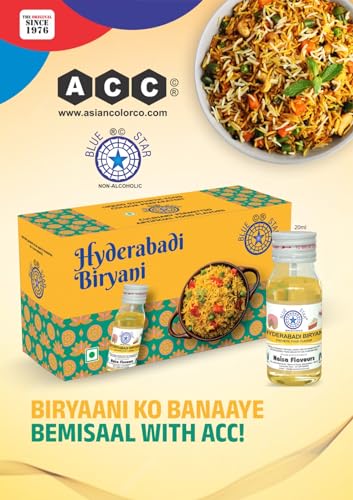 Image of BlueStar Food Flavour | Essence HYDERABADI BIRYANI 20ml Pack (10 bottles)