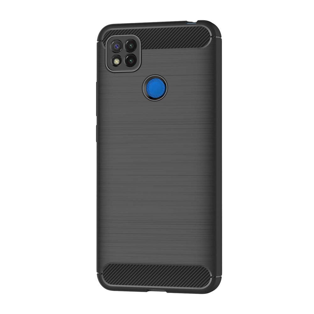 Cofi1453 Custodia A Libro Per Xiaomi Redmi 9C - Pieghevole, Con Chiusura Magnetica E Guscio In Silicone - Nero - 2