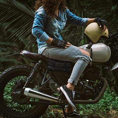 BESPORTBLE, 1 peça à prova d'água, bolsa de couro para sela, bolsa de armazenamento de motocicleta