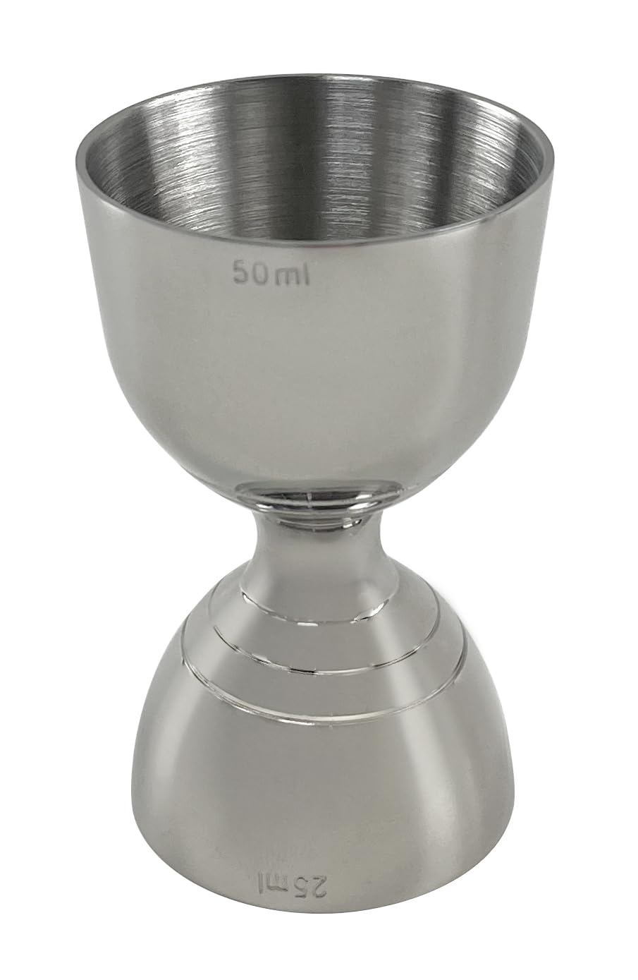 Spirit Measure Jigger Stainless Steel Thimble Bell 25ml 50ml Double Ended