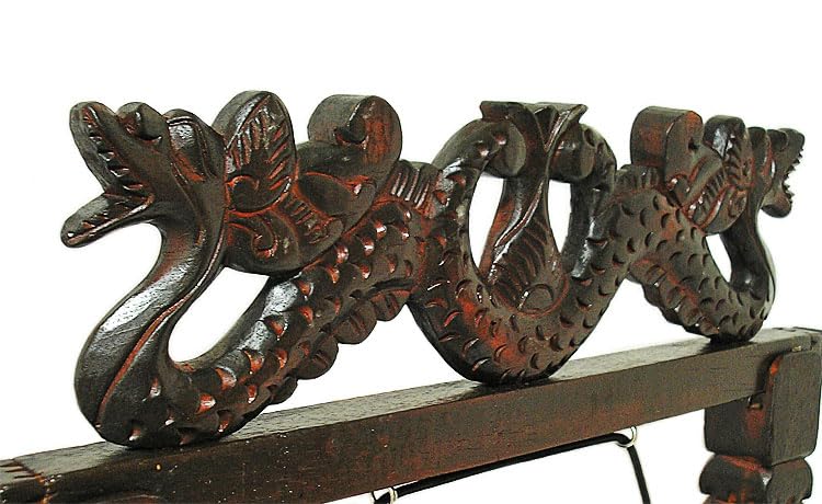 Amazon | ゴング 銅鑼 どら ドラ 中 H.70cm 打楽器 民族楽器 竜