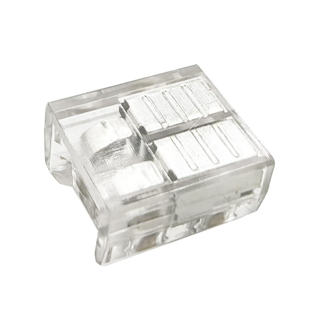 10pcs 2 Pin 10mm Led Connectors Strip to Wire Solderless Transparent LED Lights Connector Tighten Screw Lamp Strip Connectors for 5V 12V 24V COB SMD LED Lights - Image 4