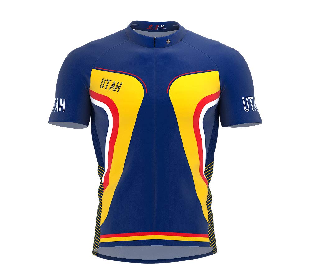 ScudoPro Utah Bike Short Sleeve Cycling Jersey for Men - Size 2XL Multicolored
