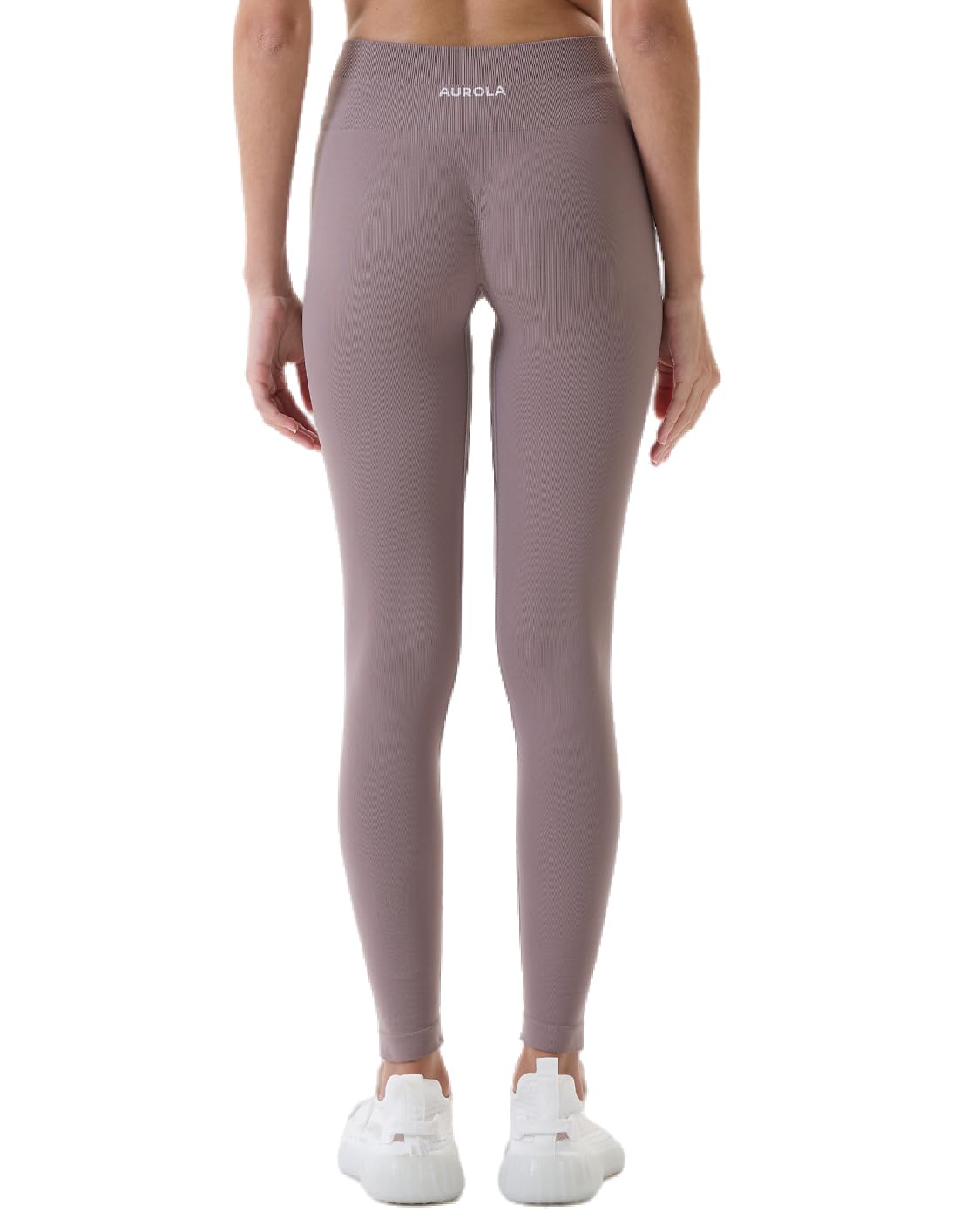 AUROLA Power-Workout-Leggings für Damen, Bauchkontrolle, Kniebeugenfest, gerippt, dick, nahtlos, Scrunch