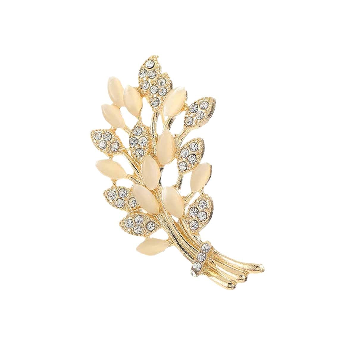 ftk Stone Plating Alloy Anti Light Collar Pin Lightweight Brooch For Clothing Accessories-picture-47