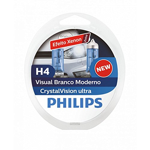 Lâmpada Farol H4 12V 55W - Philips 12342CVUSM
