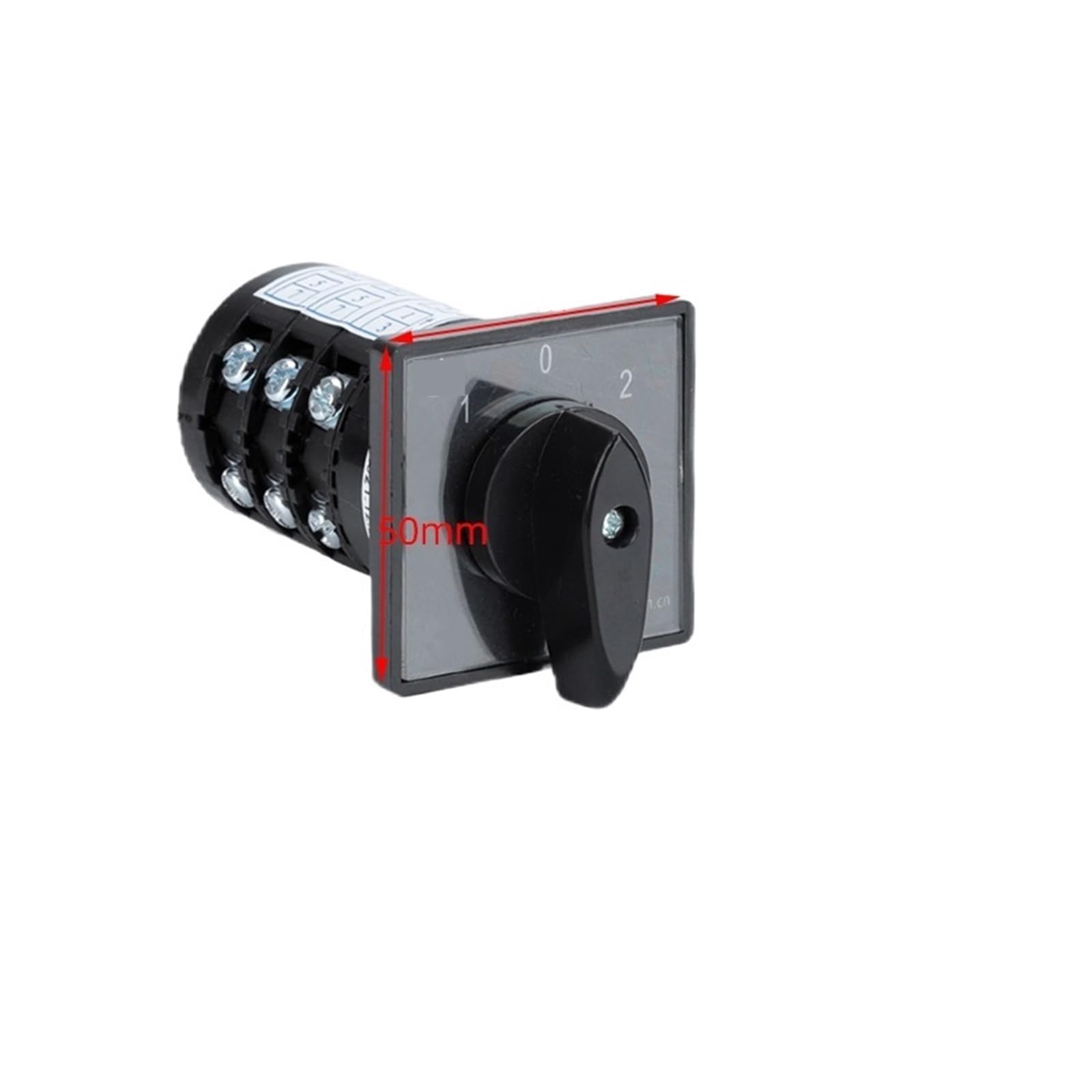 IDGTTLDF HZ5B-20A Series Rotary Cam Switch Multi Positions Changeover Selector Silver 1-4 Poles(3P-102)
