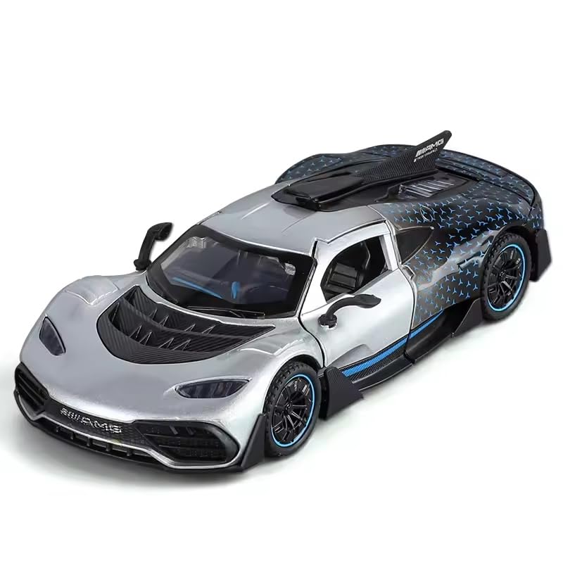Image of Alokik Enterprise Marcades Benz AMG One Supercar Alloy 1:32 Scale Model Die-cast Metal Car Scale Model Pull-Back Toy car with Light & Sound Best Gifts Toys Kids【Color As Per Stock】