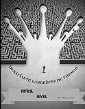  Desafiante laberinto de formas Nivel Difícil: Divertidos y relajantes laberintos con forma de animales en rústica de 8,5*11 pulgadas.