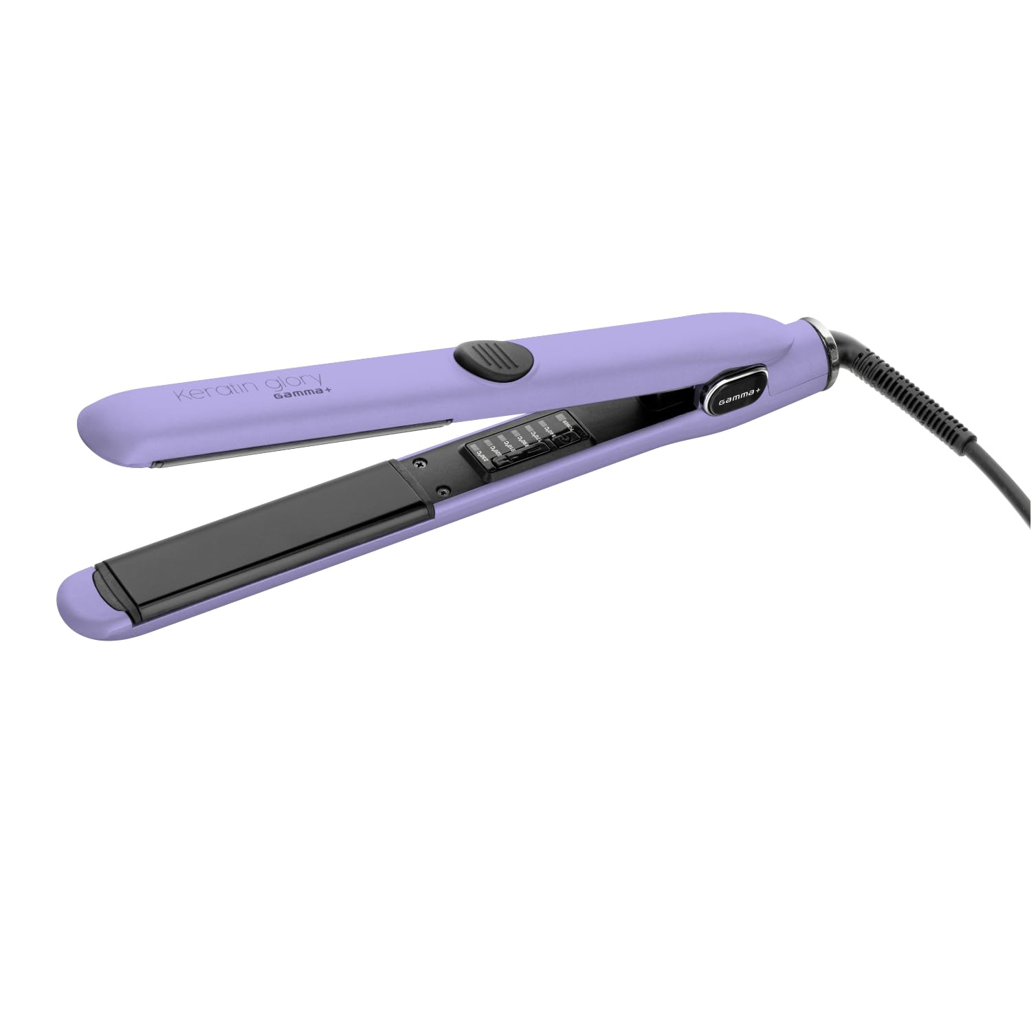 GAMMAPIU prostownica do włosów Keratin Glory, profesjonalna prostownica do włosów, zabiegi keratynowe, świecące włosy, 6 regulacji ciepła, automatyczne wyłączanie (liliowy)