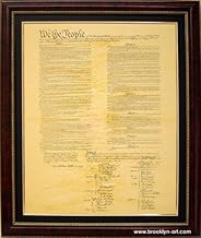The United States Constitution Replica Framed and Matted