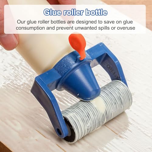 21 × 5 × 8 cm L’Leimauftrag für Holz, Quetschflasche für die Holzbearbeitung, Leimspachtel-Set, Leimflasche, Kunststoff-Kompressionsflaschen(1)