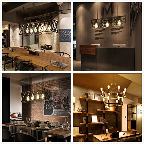 Winsaled Light Bulbs 100 Watt, 12 Pack Led Bulbs 100W Equivalent, 9W=100W, High Bright 1200Lm E26 Medium Base, 2700K Warm White Vintage Light Bulb For Light Fixtures Damp Rated, Non-Dim,Cri90 #TOP6