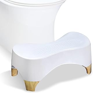Toilet Stool Poop Stool for Squatting,Toilet Step Stool for Adults,Toilet Squat Stool for Bathroom,Potty Stool Foot Stool ...