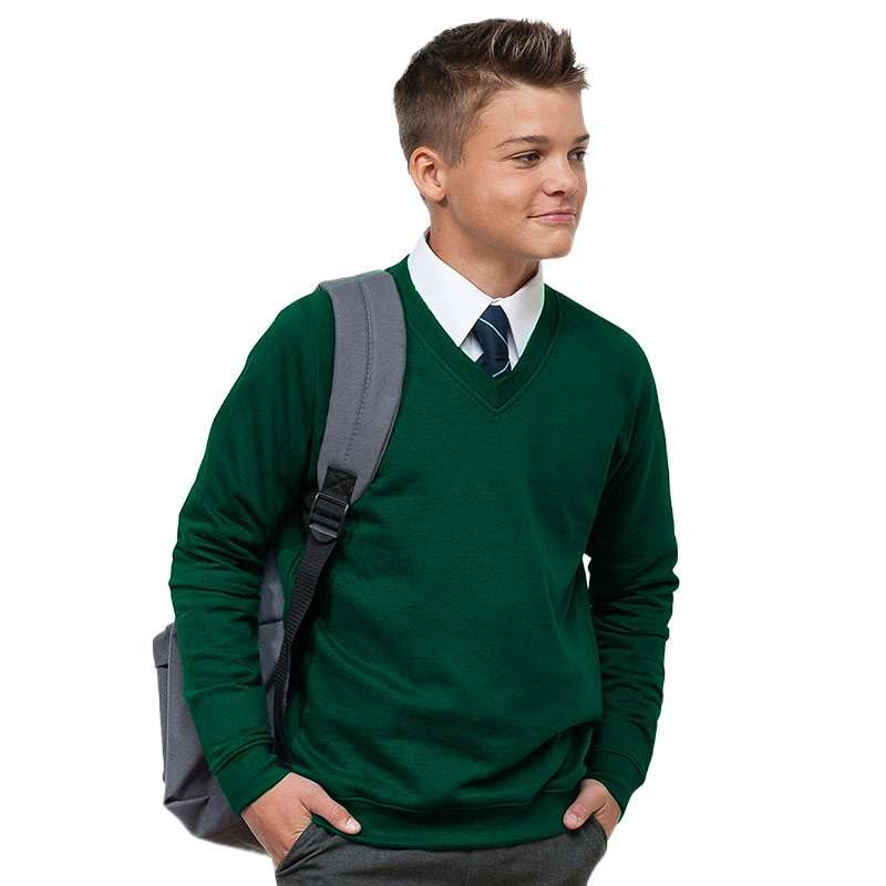 Felpa Unisex Con Scollo A V - Comoda E Trendy Per Ragazzi E