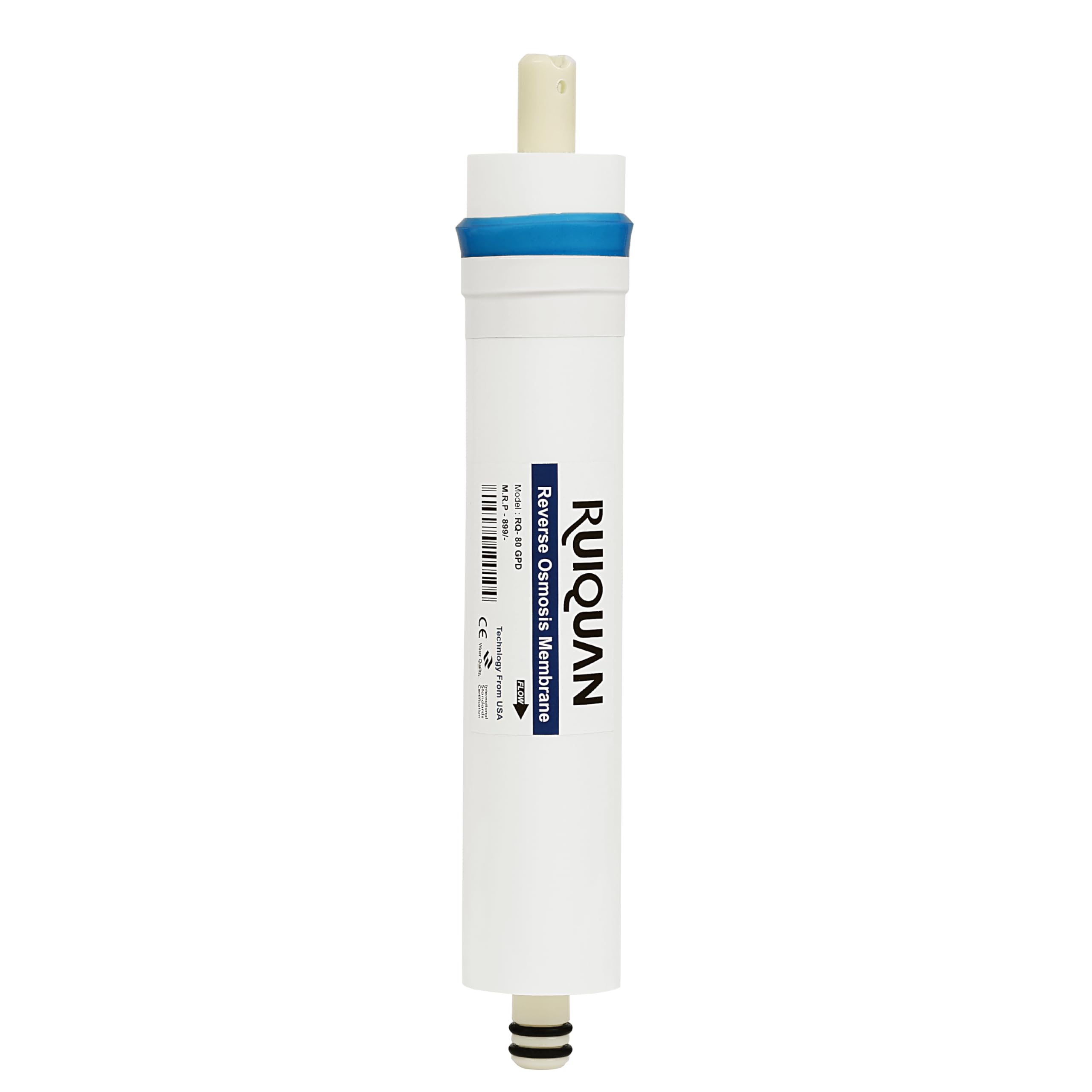 Ruiquan 80 GPD Membrane 2000 High TDS Membrane Universal Types, Compatible with All RO Systems (80 GPD Membrane New White)-image-34