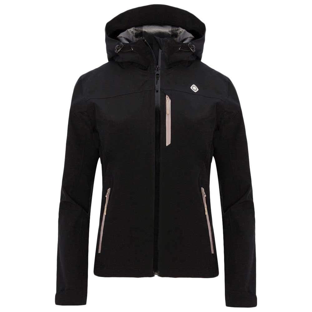 Izas Dahlia Women's Waterproof Jacket, womens, 8434076620350, black/black, S