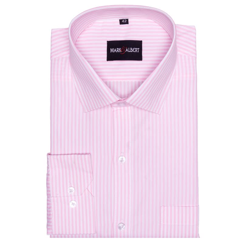 Image of Men's Striped Cotton Formal Shirt