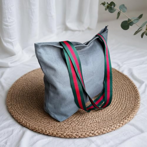 Sac de course zippé en coton durable fini les objets perdus au marché - 5