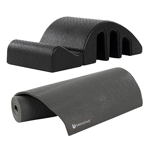 Balanced Body Bundle - Pilates Arc Step Barrel, Mini Mat for Pilates at Home