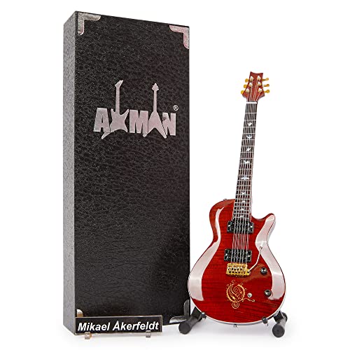 Axman Mikael Akerfeldt (Opeth) – Réplique de Guitare Miniature (Vendeur Britannique) - Les Beatles, Paul McCartney, John Lennon, RIngo Starr, George Harrison Axman Mikael Akerfeldt (Opeth) – Réplique de Guitare Miniature (Vendeur Britannique)