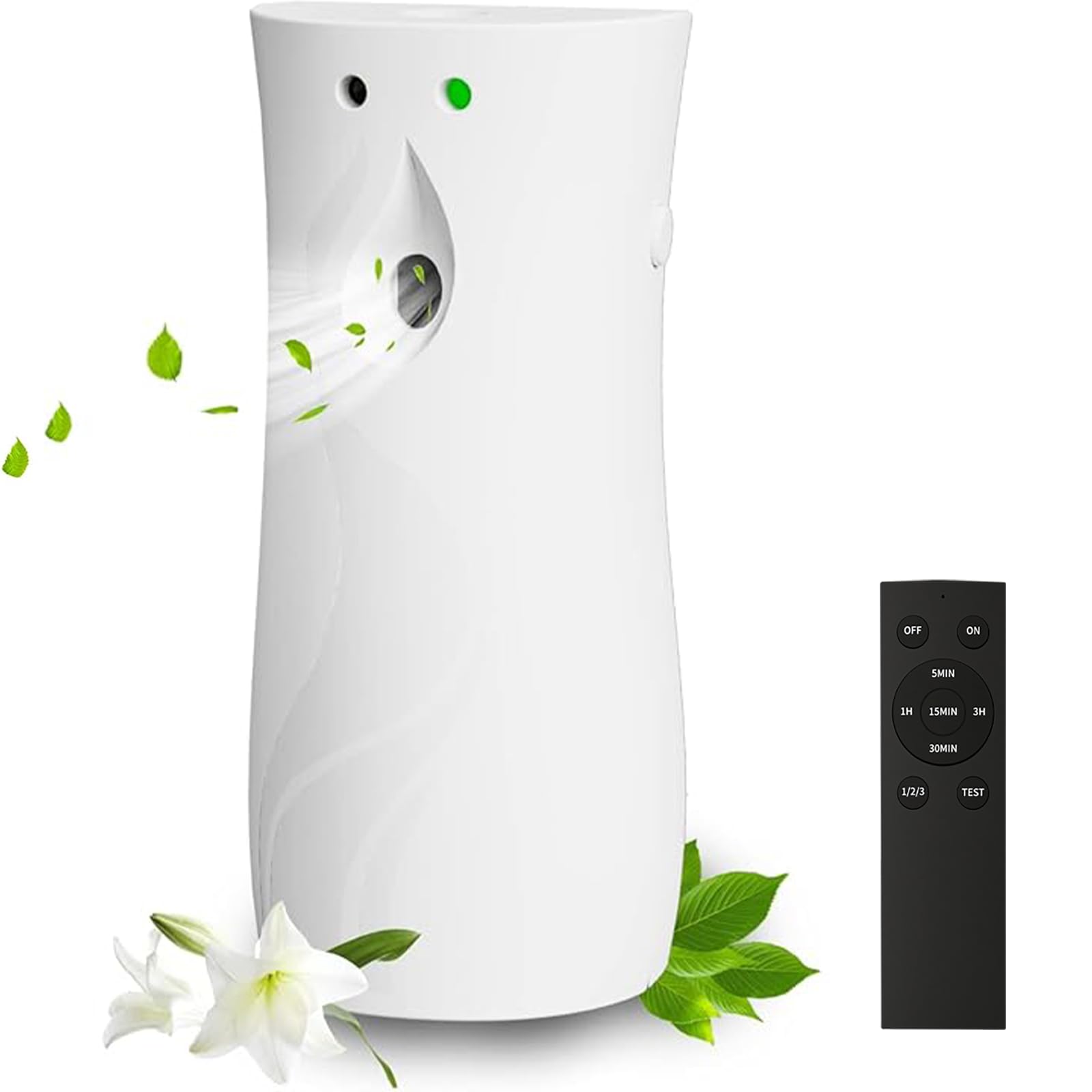 Automatic Air Freshener Spray Dispenser, Wall/Standing Battery Powered Aerosol Spray Dispenser with Remote Control