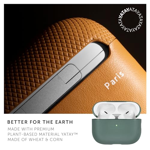 Coque AirPods Pro 2 anti-rayures en matière végétale Native Union Vert