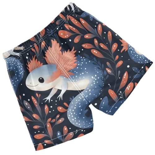 Pigsaly Boys' Swim Board Shorts Cute Pink Fish Boy's Swim Trunks Kids Swimwear 3T2