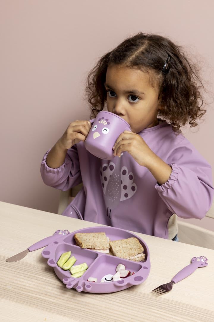 Trixie - Tasse d'apprentissage en silicone - Mrs. Peacock