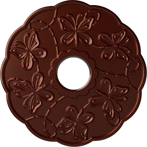 Image of Ekena Millwork CM17TSACSDecorative Ceiling Medallions Modeled After Original Historical Patterns & Designs, Antique Copper