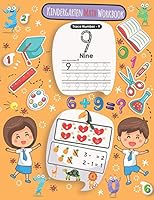 Kindergarten Math Workbook: preschool math workbook for toddlers beginner math, handwriting, Tracing Numbers And Learning Math preschool math workbook for toddlers ages 3-6 Addition and Subtraction Ac B089D34NFP Book Cover