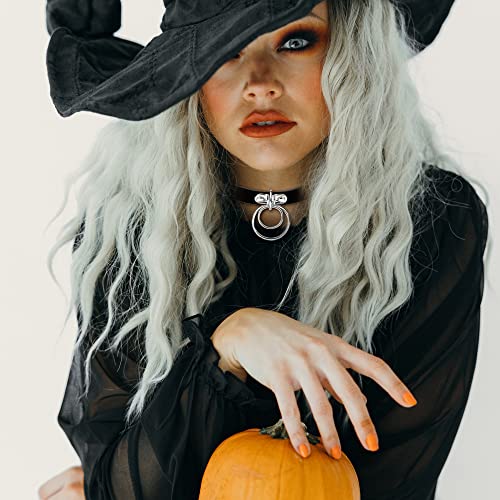 Ubgicig 10 Pcs Pu Leather Black Choker Collar Necklace For Women Gothic Punk Choker Adjustable Rock Heart Choker Necklaces Night Club Party Costume Accessory #TOP5